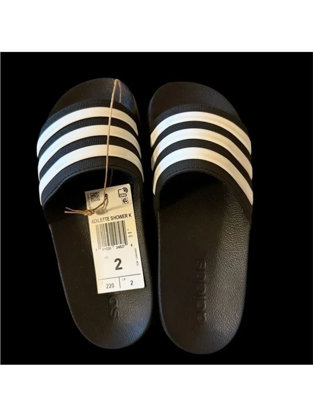 NWT Kids Addidas slides.